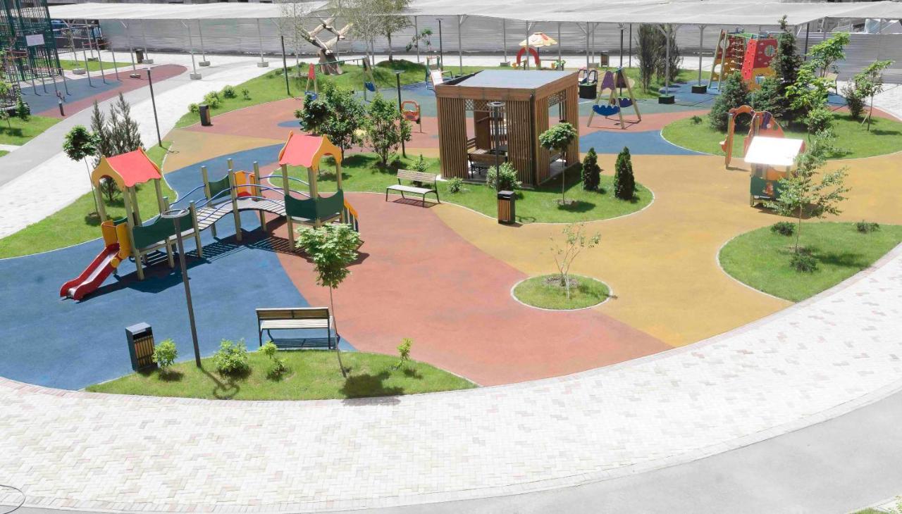 אלמטי Апартаменты В Жк Laketown На Берегу Озера מראה חיצוני תמונה